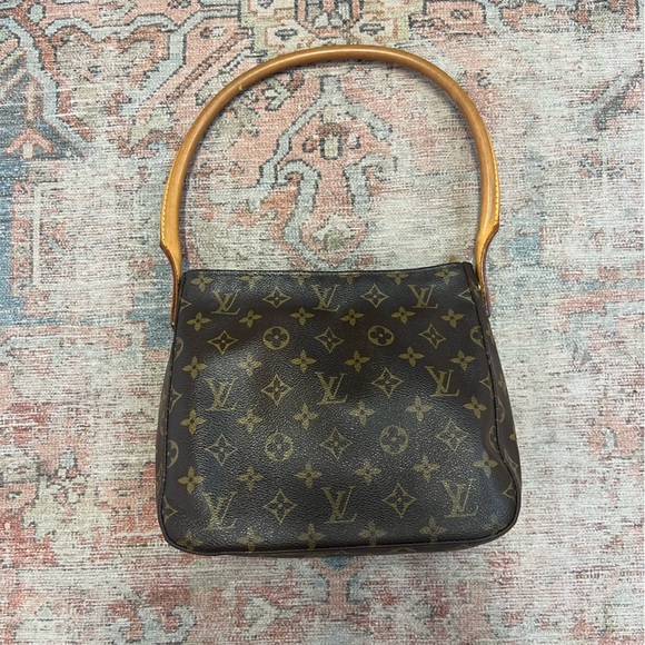 LOUIS VUITTON LOOPING MM HAND BAG SD0042 PURSE MONOGRAM CANVAS - Picture 1 of 5